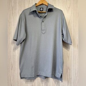 FootJoy Shell Houston Open Tournament Polo Gray L EUC